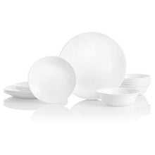 Load image into Gallery viewer, Corelle Service for 6, Chip Resistant, Winter Frost White Dinnerware Set, 18-Piece & Winter Frost White 20-Ounce Bowl Set (6-Piece) - United States of Made