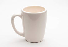 Load image into Gallery viewer, American Mug Pottery Ceramic Bistro Style Coffee Mug, Made in USA (14 oz - Pack of 4, White)