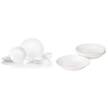 Load image into Gallery viewer, Corelle Service for 6, Chip Resistant, Winter Frost White Dinnerware Set, 18-Piece & Winter Frost White 20-Ounce Bowl Set (6-Piece) - United States of Made
