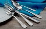 Load image into Gallery viewer, Liberty Tabletop Providence 45 Piece Flatware Set Service for 8 Made in USA - United States of Made