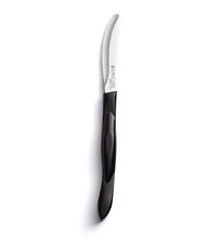 Load image into Gallery viewer, Cutco Table Knives Set of Four with Tray, Four of Cutcos Best-Selling Knife in a Dishwasher-safe Tray, 8.4 Inch Long, 3.4 Inch Double-D Serrated Edge Blades with 5 Inch Classic Brown Handles - United States of Made