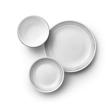 Load image into Gallery viewer, Corelle 18-Piece Service for 6, Chip Resistant, Mystic Gray Dinnerware Set