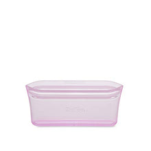 Load image into Gallery viewer, Zip Top Reusable 100% Silicone Reusable Food Storage Bag and Container, Made in the USA - Snack Bag - Lavender