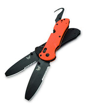 Load image into Gallery viewer, Benchmade - Triage 916SBK-ORG, Orange Handle, Triple Utility Tool, Knife, Safety Hook and Glass Breaker, Made in the USA