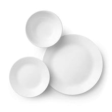 Load image into Gallery viewer, Corelle Service for 6, Chip Resistant, Winter Frost White Dinnerware Set, 18-Piece & Winter Frost White 20-Ounce Bowl Set (6-Piece) - United States of Made