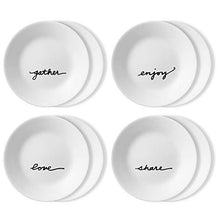 Load image into Gallery viewer, Corelle Chip Resistant 8 Pack Appetizer Plates, 8-Piece, Celebrations - United States of Made