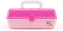Load image into Gallery viewer, Caboodles Pretty In Petite - Forever Fun Makeup Organizer Compact Carrying Cosmetic Case, Pink Over Rose, 1 count