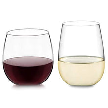 Load image into Gallery viewer, Libbey Stemless 12-Piece Wine Glass Party Set for Red and White Wines