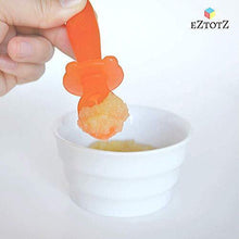 Load image into Gallery viewer, eZtotZ Little Dippers Baby/Infant Spoon | Made in USA | Soft BPA Free Silicone | Self Feeding Utensil Set Device | Great for Active Toddler Teething and Baby Led Weaning - BLW | 0+ Months (Teal) - United States of Made
