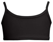 Load image into Gallery viewer, City Threads Little Girls Bikini Top for Girls UPF50+ Sun Protection Toddler Bathing Suit Rash Guard for Beach Pool Swimwear, Black, 16