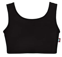 Load image into Gallery viewer, City Threads Girls' Bikini Swim Tank UPF50+ Sun Protection Toddler Bathing Suit Rash Guard for Beach Pool Swimwear, Black, 6
