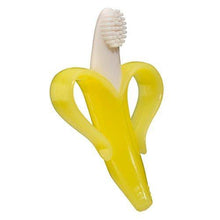 Load image into Gallery viewer, Baby Banana - Yellow Banana Toothbrush, Training Teether Tooth Brush for Infant, Baby, and Toddler - United States of Made