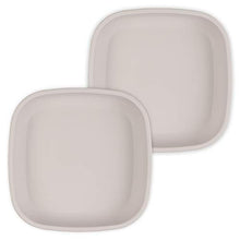 Load image into Gallery viewer, Re-Play Deep Walled Flat Plates for Kids | Made in the USA, Set of 2 (Sand)