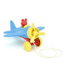 Load image into Gallery viewer, Green Toys Disney Baby Exclusive - Mickey Mouse Airplane Pull Toy