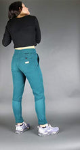 Load image into Gallery viewer, “Sage” Women’s Fleece Jogger Pants, Polartec Outdoor Hiking Pants or Yoga Pants Teal