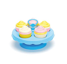 Load image into Gallery viewer, Green Toys Cupcake Set - 16 Piece Pretend Play, Motor Skills, Language & Communication Kids Role Play Toy. No BPA, phthalates, PVC. Dishwasher Safe, Recycled Plastic, Made in USA.