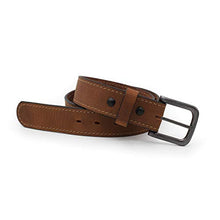 Load image into Gallery viewer, The Outrider Belt | Brown Full Grain Leather Belt | Made in USA | Size 50