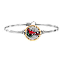 Load image into Gallery viewer, Luca + Danni | Red Cardinal Bangle Bracelet For Women Large Size Made in USA - United States of Made