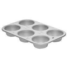 Load image into Gallery viewer, EZ Baker Steel 6-Cup Muffin Pan - American-Made, Natural Baking Surface that Heats Evenly for Perfect Baking Results