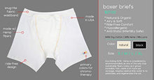 Load image into Gallery viewer, Organic Boxer Briefs Made in The USA from Hypoallergenic Hemp & Cotton