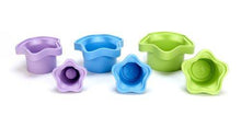 Load image into Gallery viewer, Green Toys Stacking Cups, Purple/Blue/Green - United States of Made