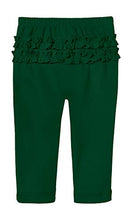 Load image into Gallery viewer, City Threads Baby Girls' Ruffle Leggings Butt Tights Toddler Children Young Kids Pants Play Perfect for Holiday Party Christmas Picture Sensitive Skin SPD Sensory Friendly Clothing, Forest Green, 3T