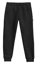 Load image into Gallery viewer, City Threads Cotton Fleece Sweat Pants Jogger Bottoms Sweatpants Warm Soft Fall Winter Sports Baby Toddler Kids Child SPD Sensory Sensitivity Friendly Clothing, Black, 14