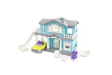 Load image into Gallery viewer, Green Toys House Playset, Blue - 10 Piece Pretend Play, Motor Skills, Language & Communication Kids Role Play Toy. No BPA, phthalates, PVC. Dishwasher Safe, Recycled Plastic, Made in USA.