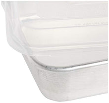 Load image into Gallery viewer, Nordic Ware Natural Aluminum Commercial Square Cake Pan with Lid, Exterior 9.88 x 9.88 Inches