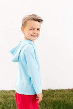 Load image into Gallery viewer, City Threads Little Boys' and Girls' Hooded Long Sleeve Rashguard for Sun Protection Beach Pool Swimming Tee, Royal, 6