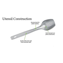 Load image into Gallery viewer, Rada Cutlery Cooking Holes Steel Serving Spoon, 1-Pack, Stainless handle