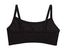 Load image into Gallery viewer, City Threads Girls' Flounce Bikini Top UPF50+ Sun Protection Toddler Bathing Suit Rash Guard for Beach Pool Swimwear, Black, 14