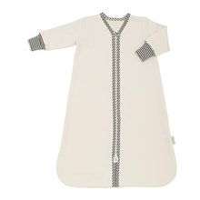 Load image into Gallery viewer, CastleWare Baby- Sleeper Bag - Organic Cotton Fleece - Long Sleeve - Newborn- 4 Years (3T, Charcoal Grey Stripe)