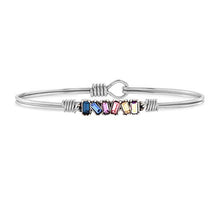 Load image into Gallery viewer, Luca + Danni | Mini Hudson Bangle Bracelet For Women in Light Ombre - Brass Tone Size Regular Made in USA