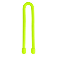 Load image into Gallery viewer, Nite Ize Original Gear Tie, Reusable Rubber Twist Tie, 6-Inch, Yellow, 2 Pack, Made in the USA