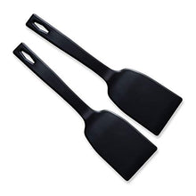 Load image into Gallery viewer, Rada Cutlery Kitchen Set Dessert Serving Spatulas-Premium Nylon Turner and Flipper-Black, 2 Pack, 7.5 Inch