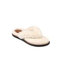 Load image into Gallery viewer, Californians Mia Women's Cream Shearling Slipper Made in USA