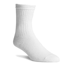 Load image into Gallery viewer, American Made Everyday Crew Socks for Women - White - 12 Pack