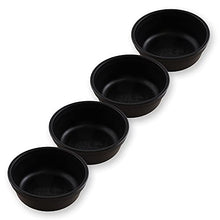 Load image into Gallery viewer, RE-PLAY Made in USA 4pk -12 oz. Bowls | Made from Eco Friendly Heavyweight Recycled Milk Jugs - Virtually Indestructible | BPA Free | Black
