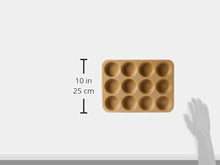 Load image into Gallery viewer, Nordic Ware Naturals Aluminum NonStick Muffin Pan, Twelve 2-1/2 Inch Cups