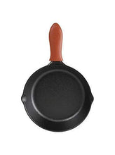 Load image into Gallery viewer, Lodge Cast Iron Skillet with Red Mini Silicone Hot Handle Holder, 8-inch - United States of Made