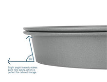 Load image into Gallery viewer, G & S Metal Products Company OvenStuff Nonstick Round Cake Baking Pan 2 Piece Set, 9", Gray