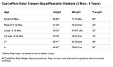 Load image into Gallery viewer, CastleWare Baby Organic Rib Knit Sleeper Bag- Long Sleeve- Newborn- 4 Years (X-Large 18-24 Mos., Natural)