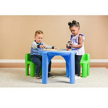 Load image into Gallery viewer, Little Tikes Bright 'n Bold Table & Chairs, Green/Blue - United States of Made