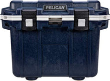 Load image into Gallery viewer, Pelican 30QT Elite Cooler (Navy Blue/White)