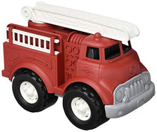 Load image into Gallery viewer, Green Toys Fire Truck, Red 4C - Pretend Play, Motor Skills, Kids Toy Vehicle. No BPA, phthalates, PVC. Dishwasher Safe, Recycled Plastic, Made in USA.