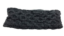 Load image into Gallery viewer, Jack & Mary Designs Fleece Lined Knit Headband - Made from Recycled Wool Sweaters (Gray)