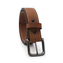 Load image into Gallery viewer, The Outrider Belt | Brown Full Grain Leather Belt | Made in USA | Size 40