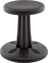 Load image into Gallery viewer, Kore Kids Wobble Chair - Flexible Seating Stool for Classroom & Elementary School, ADD/ADHD - Made in USA - Age 6-7, Grade 1-2, Black (14in)