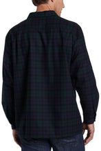 Load image into Gallery viewer, Pendleton Men's Long Sleeve Classic Fit Board Wool Shirt, Black Watch Tartan-30069, LG